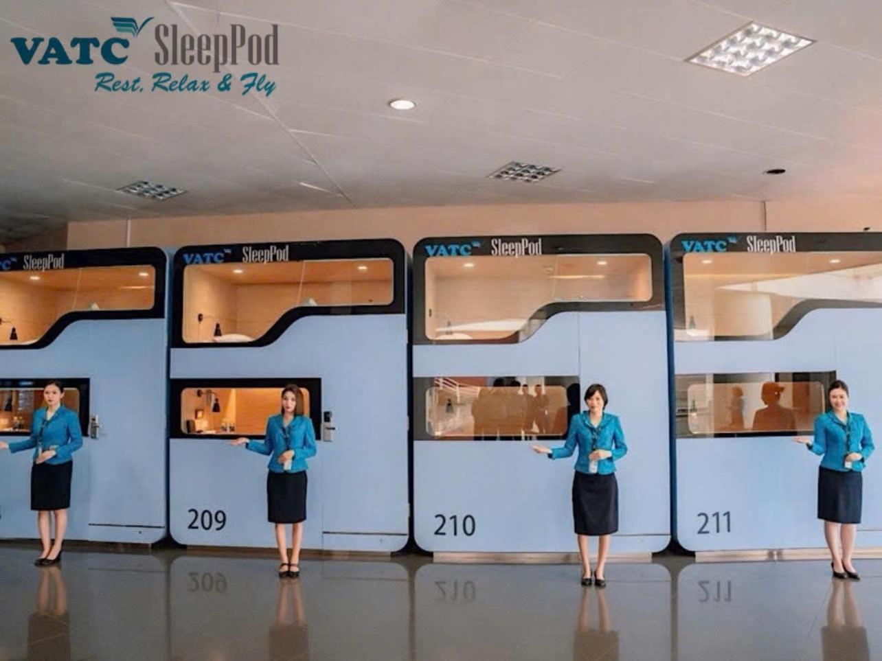 Hotel Vatc Sleep Pod Terminal 1 Noi Bai Esterno foto